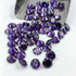 AAA Purple Amethyst CZ Gemstone: Round Cut Cubic Zirconia (0.5mm - 15mm)