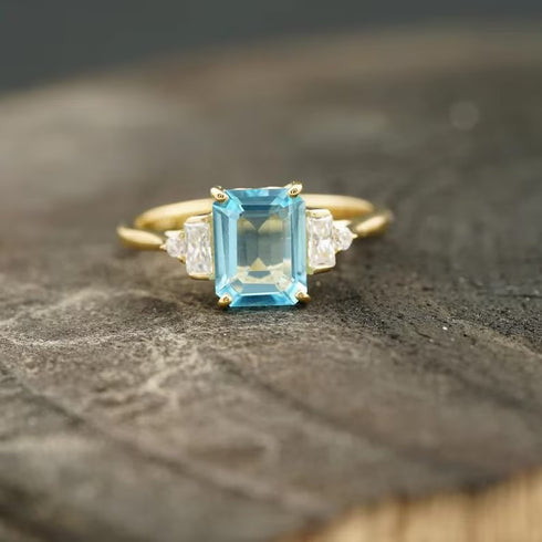 Aquamarine Ring