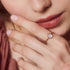 Rainbow Moonstone Ring // Gold Moonstone Ring // Pear Moonstone Ring // Moonstone Stacking Ring // 14K Gold Filled Moonstone Ring