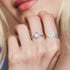 Rainbow Moonstone Ring // Gold Moonstone Ring // Pear Moonstone Ring // Moonstone Stacking Ring // 14K Gold Filled Moonstone Ring