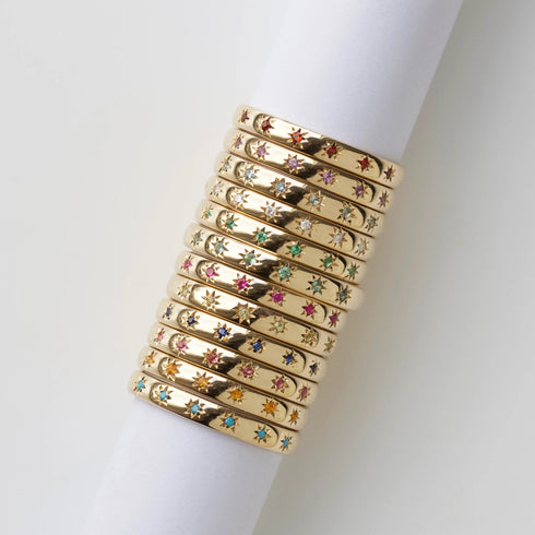 Multi Birthstone Ring, Family Birthstone Ring, Christmas Gift, Mother's Day Gift, Gold Ring, Birthstone Ring Jewelry Gifts
