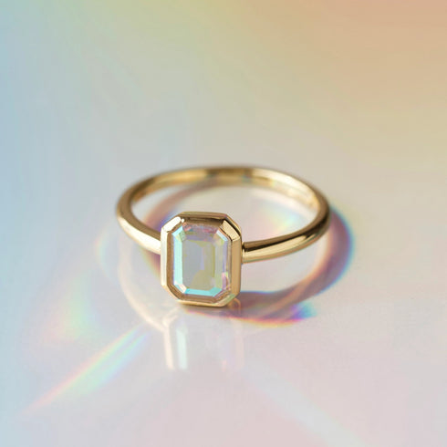 Topaz Statement Ring, Mystic Topaz Ring, Mystic Stone Rings, Mystic Topaz Wedding Ring, Mystic Topaz Engagement Ring, Topaz Solitaire Rings