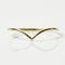 Wishbone Ring, Handcrafted Ring, Dainty Gold Chevron Ring, 14k Gold Filled V Ring, Gold Stacking Ring, Thin Stack Chevron V Ring, Minimalist