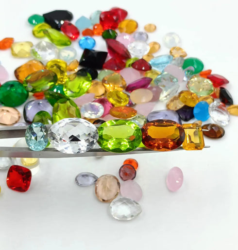 AAA Grade Semi Precious Mix Gemstone Lot Amazing Mix Shape Faceted Cut Loose Gemstones Popular Gemstone For Jewelry Making
