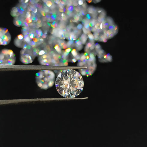 Cubic Zirconia AAA Quality Cubic Zirconia Round shape White-Colors CZ Loose Gemstones (0.5mm - 15mm) zirconia Top Quality Wholesale Lot