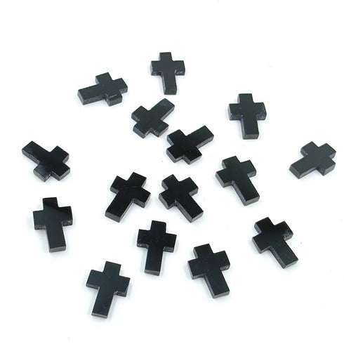 Rare Black Onyx Holy Cross Gemstone Good Quality Gemstone Loose Gemstone Jesus Holy Cross Charms Spiritual Energy Stone Holy Cross 22mm By UniqueWorldJewels