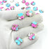Cross Shape Cotton Candy Copper Gemstone 15mm Cross Turquoise Gemstone Spiritual Gemstone Healing Gemstone Wholesale Gemstone For Jewelry