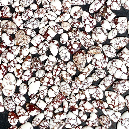 Wild Horse Magnesite Gemstone, Natural Wild Horse Magnesite Stone, Wild Horse Magnesite Cabochon Lot For Jewelry Making Stone Handmade Stone