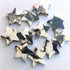 White Buffalo Turquoise Carving Star Gemstone, Star Shape 5mm - 30mm Gemstone, Jewelry Making Cabochons, Carving Dahlia Turquoise Gemstone