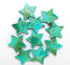 Natural Kingman Mohave Turquoise Star Shape Gemstone 5mm - 30mm Turquoise Gemstone Smooth Jewelry Making Gemstone Handmade Carving Cabochons