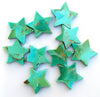Natural Kingman Mohave Turquoise Star Shape Gemstone 5mm - 30mm Turquoise Gemstone Smooth Jewelry Making Gemstone Handmade Carving Cabochons