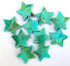 Natural Kingman Mohave Turquoise Star Shape Gemstone 5mm - 30mm Turquoise Gemstone Smooth Jewelry Making Gemstone Handmade Carving Cabochons