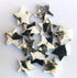 White Buffalo Turquoise Carving Star Gemstone, Star Shape 5mm - 30mm Gemstone, Jewelry Making Cabochons, Carving Dahlia Turquoise Gemstone