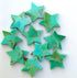 Natural Kingman Mohave Turquoise Star Shape Gemstone 5mm - 30mm Turquoise Gemstone Smooth Jewelry Making Gemstone Handmade Carving Cabochons
