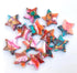Natural Kingman Mohave Pink Dahlia Turquoise Cabochon, Star Shape 5mm - 30mm Pink Spiny Oyster Turquoise Loose Stone Pink Oyster Turquoise