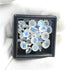 Rainbow Moonstone Faceted Gemstone Mix Shape and Size Moonstone Cut Stone, Natural Blue fire White Rainbow Moonstone Loose Stone Wholesale