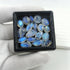 Natural Blue fire White Rainbow Moonstone Cabochon Loose Stone Wholesale Lot for jewelry