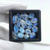 Natural Blue fire White Rainbow Moonstone Cabochon Loose Stone Wholesale Lot for jewelry