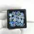 Natural Blue fire White Rainbow Moonstone Cabochon Loose Stone Wholesale Lot for jewelry