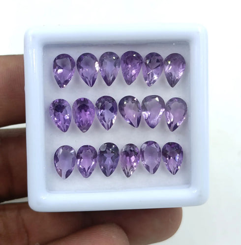 Natural Purple Amethyst Gemstone, Oval Shape Faceted Cut Gemstone, Natural Amethyst loose Gemstone For Jewelry Making, Gemstone For Ring