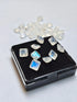 Natural Rainbow Moonstone Gemstone Octagon Shape 4mm - 12mm Rainbow Gemstone Jewelry Making Gemstone Handmade Gemstone
