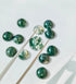 Natural Green Moss Agate Round Gemstone For Jewelry, High Quality Moss Agate Gemstone, Wholesale Price shop Moss Agate Cabochons, for Gift