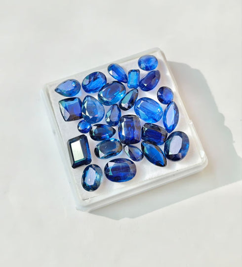 Natural Blue Kyanite A One Quality Faceted Brilliant Cut Kyanite From Nepal | 3mm to 6mm Small Size Kyanite Gemstone For Jewelry Making
