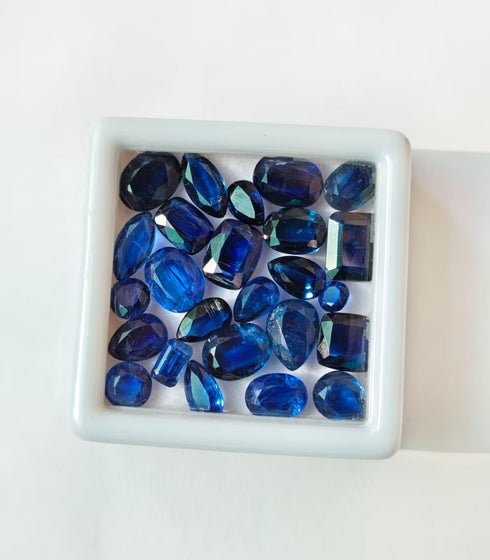 Natural Blue Kyanite A One Quality Faceted Brilliant Cut Kyanite From Nepal | 3mm to 6mm Small Size Kyanite Gemstone For Jewelry Making
