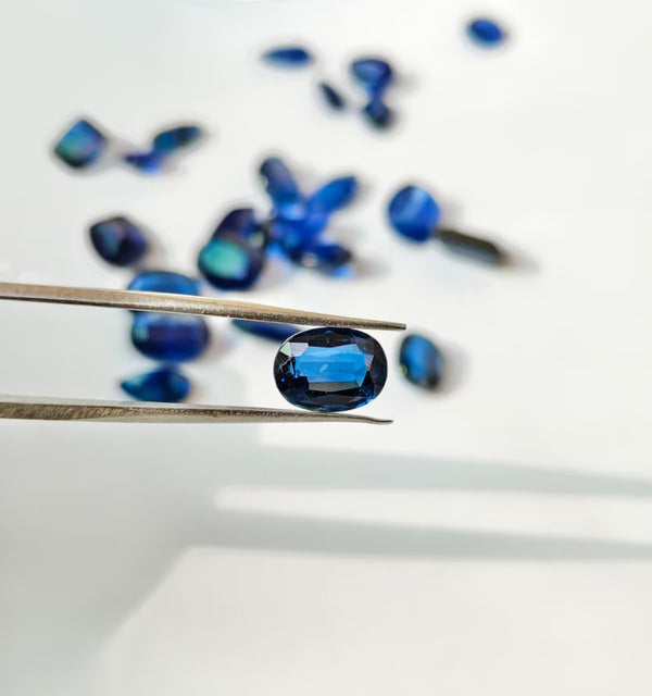 Natural Blue Kyanite A One Quality Faceted Brilliant Cut Kyanite From Nepal | 3mm to 6mm Small Size Kyanite Gemstone For Jewelry Making