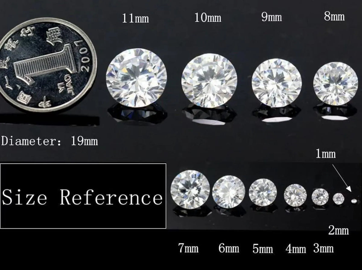 AAA Rose Pink Cubic Zirconia: Round Shape Loose Gemstones (0.5mm - 15mm)