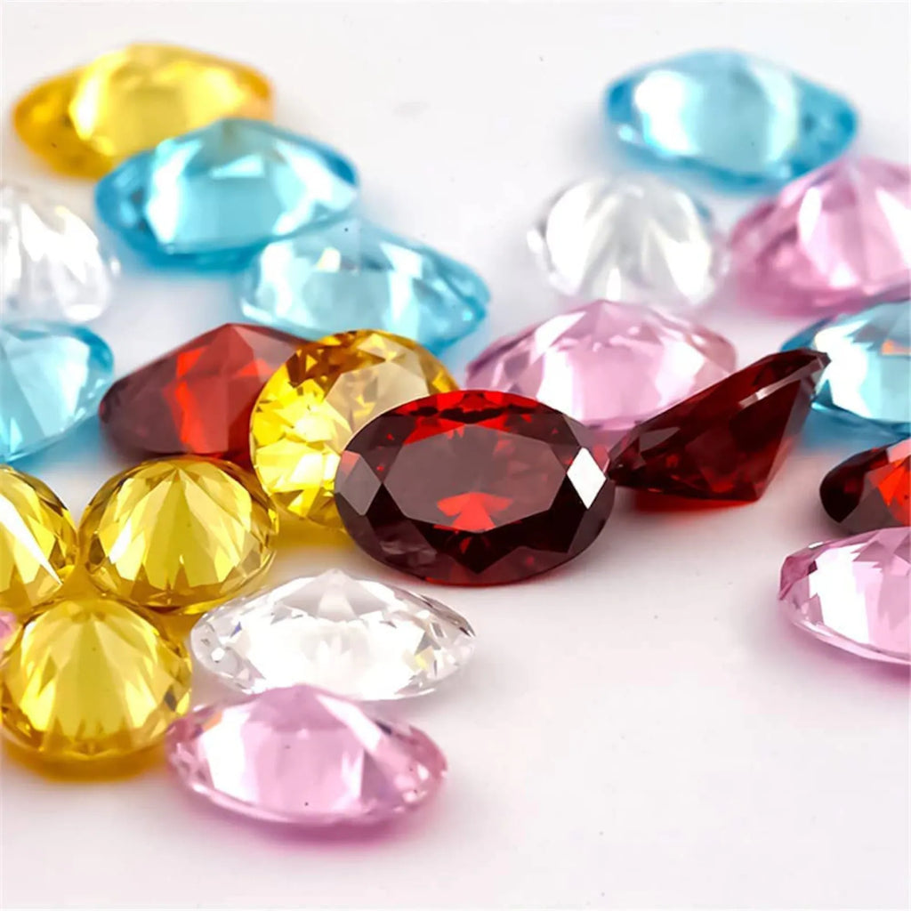 Cubic Zirconia AAA Quality Cubic Zirconia Oval shape Multi-Colors CZ Loose Stones (2x4mm - 15x20mm) Cubic zirconia