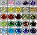 Cubic Zirconia AAA Quality Cubic Zirconia Oval shape Multi-Colors CZ Loose Stones (2x4mm - 15x20mm) Cubic zirconia
