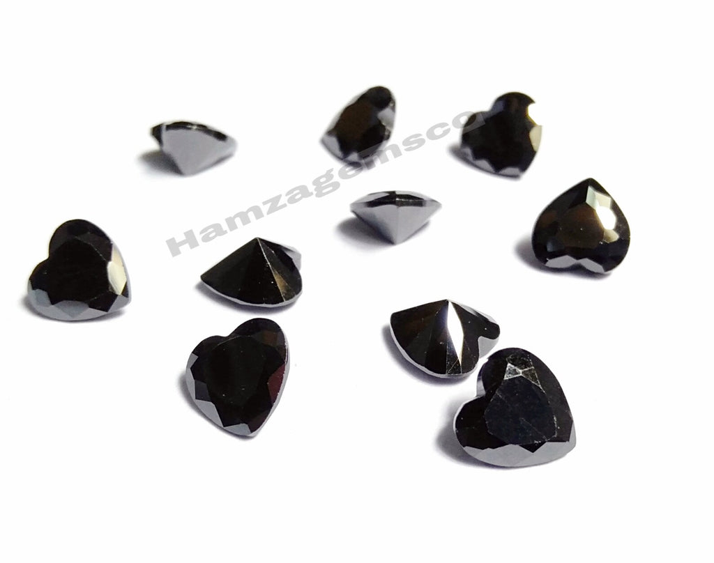 Cubic Zirconia Multi AAA Quality Cubic Zirconia Heart shape 10 Multi-Colors CZ Loose Stones (3mm - 8mm) Cubic zirconia