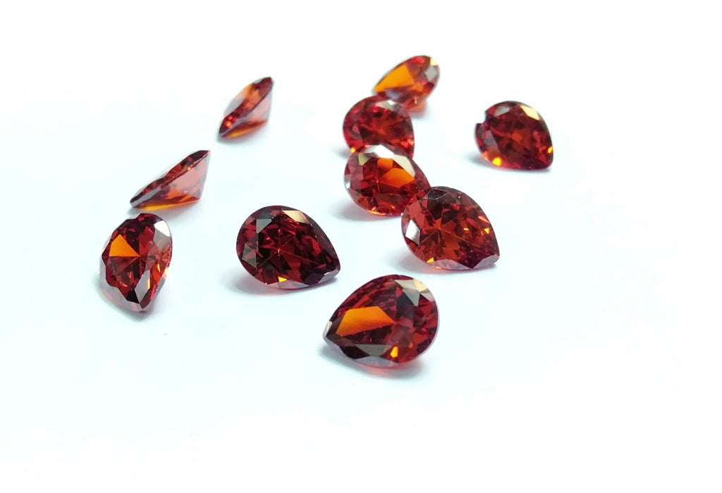 Cubic Zirconia AAA Quality Cubic Zirconia Pear shape Multi-Colors CZ Loose Stones (2x4mm to 10x12mm) Cubic zirconia