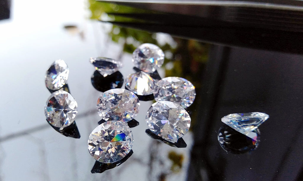 Cubic Zirconia AAA Quality Cubic Zirconia Oval Shape White Color CZ Loose Stones (2x4mm - 15x20mm) Cubic Zirconia