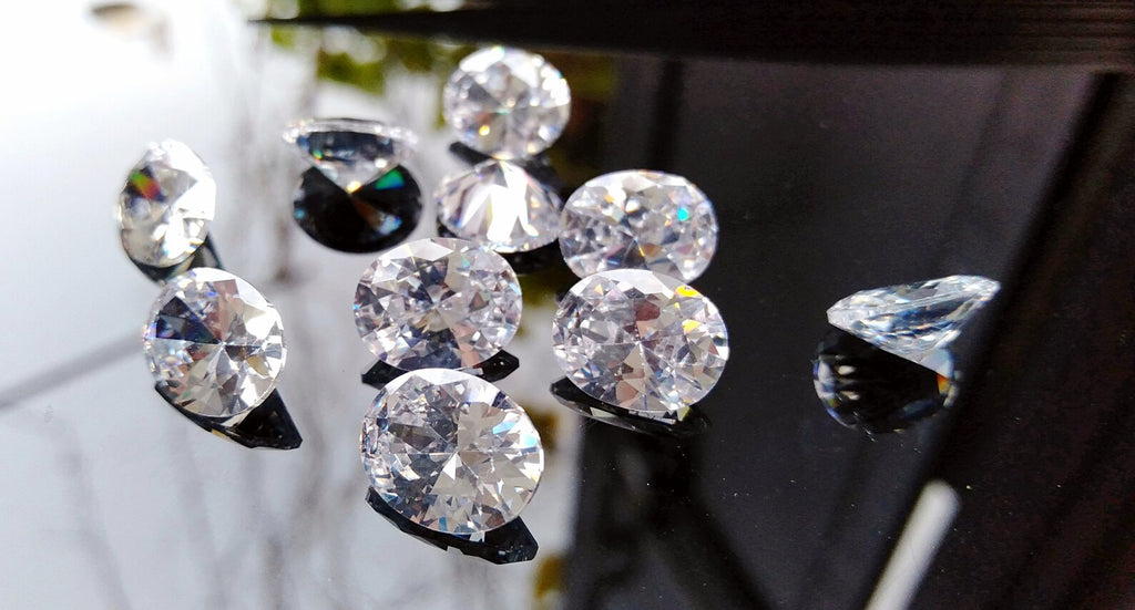 Cubic Zirconia AAA Quality Cubic Zirconia Oval Shape White Color CZ Loose Stones (2x4mm - 15x20mm) Cubic Zirconia