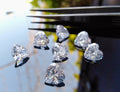 Cubic Zirconia Multi AAA Quality Cubic Zirconia Heart shape 10 Multi-Colors CZ Loose Stones (3mm - 8mm) Cubic zirconia