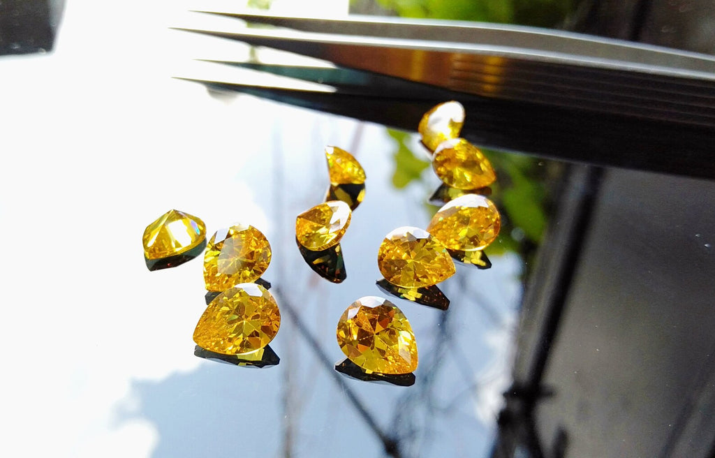 Cubic Zirconia AAA Quality Cubic Zirconia Pear shape Multi-Colors CZ Loose Stones (2x4mm to 10x12mm) Cubic zirconia