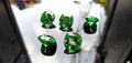 Cubic Zirconia AAA Quality Cubic Zirconia Cushion Shape Emerald Green Color CZ Loose Stones 6mm to 10mm Zirconia