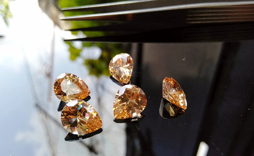 Cubic Zirconia AAA Quality Cubic Zirconia Pear shape Multi-Colors CZ Loose Stones (2x4mm to 10x12mm) Cubic zirconia