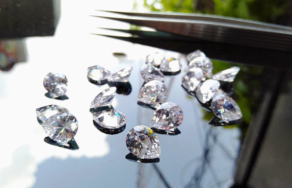 Cubic Zirconia AAA Quality Cubic Zirconia Pear shape Multi-Colors CZ Loose Stones (2x4mm to 10x12mm) Cubic zirconia