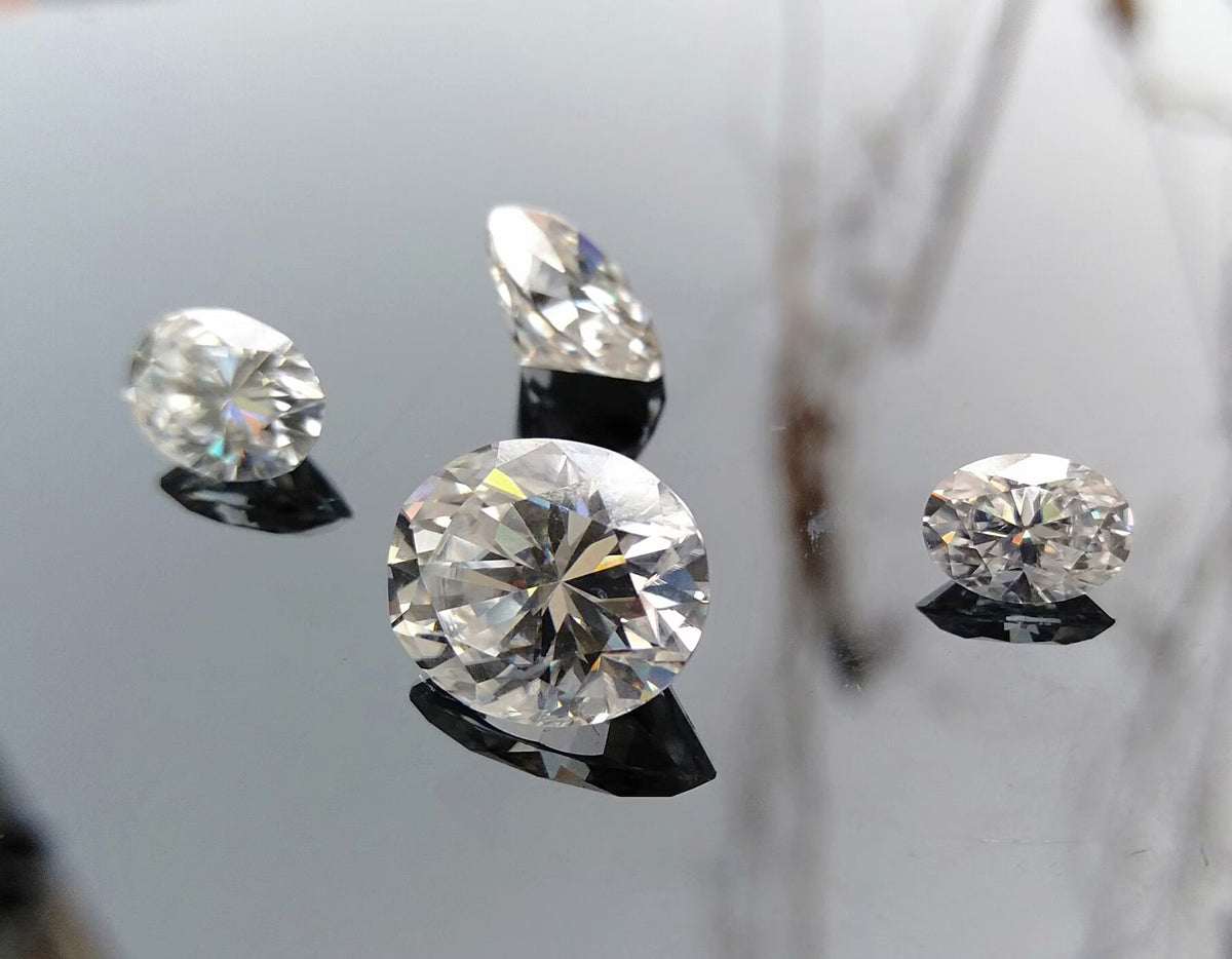 Moissanite Diamond Certified Loose stone White Moissanite Oval Cut Stone VVS1 Faceted Moissanite For Jewelry Making 2x3mm to 10x14mm