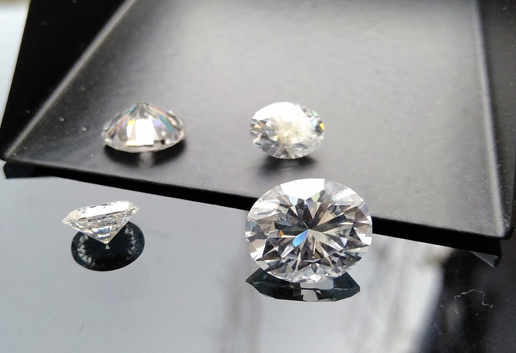 Moissanite Diamond Certified Loose stone White Moissanite Oval Cut Stone VVS1 Faceted Moissanite For Jewelry Making 2x3mm to 10x14mm