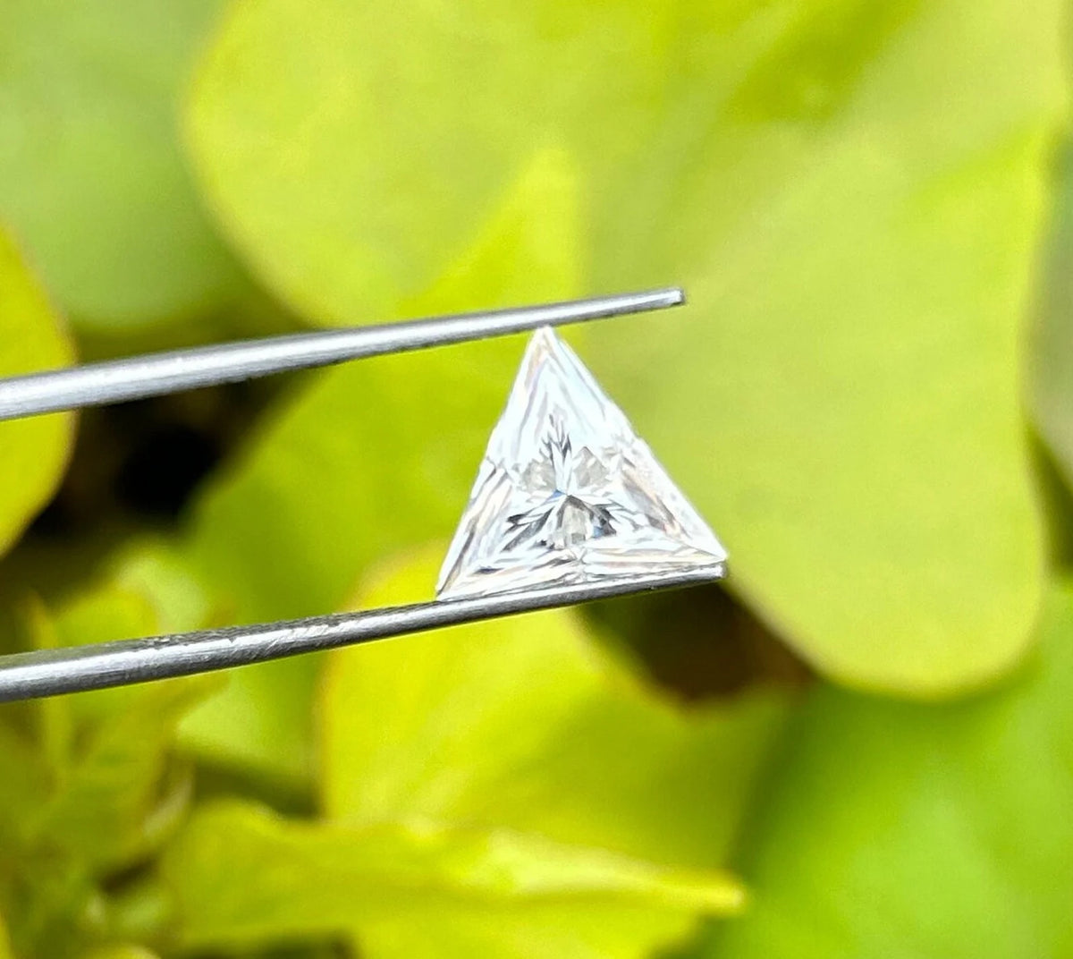 Moissanite Diamond Certified Loose stone White Moissanite Triangle Shape Cut Stone D VVS1 Faceted Moissanite For Jewelry Making 3mm to 10mm