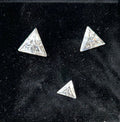 Moissanite Diamond Certified Loose stone White Moissanite Triangle Shape Cut Stone D VVS1 Faceted Moissanite For Jewelry Making 3mm to 10mm