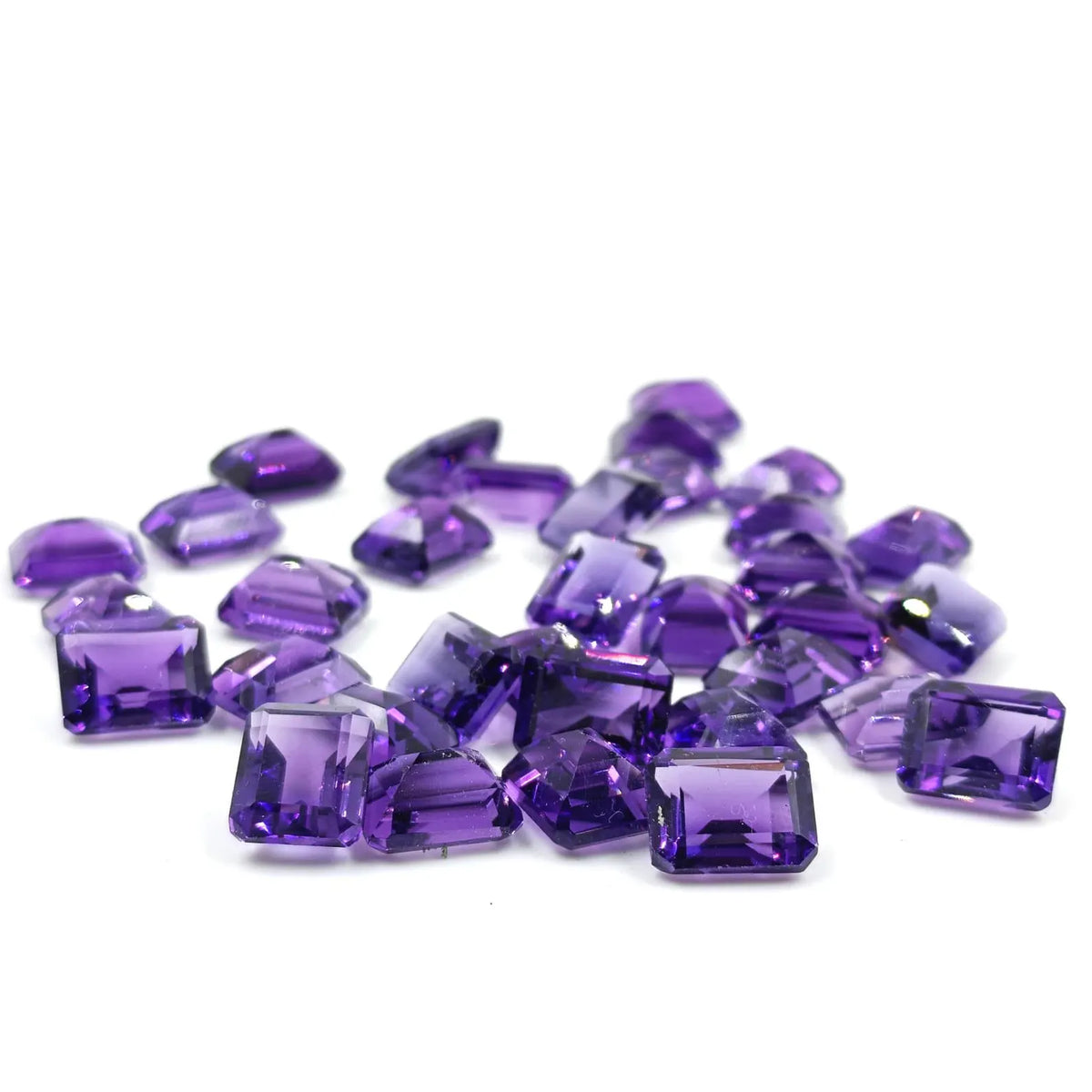 AAA+ Quality Purple Amethyst Gemstone, Octagon Shape Emerald Cut Gemstone, Amethyst loose Gemstone For Jewelry Making, Gemstone For Ring