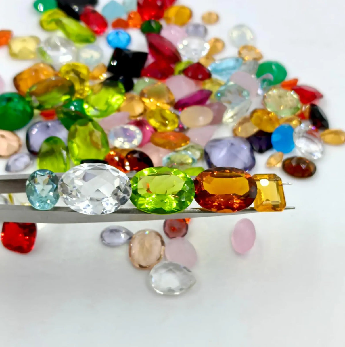 AAA Grade Semi Precious Mix Gemstone Lot Amazing Mix Shape Faceted Cut Loose Gemstones Popular Gemstone For Jewelry Making