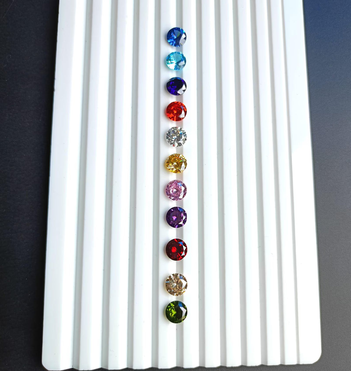 500 Pcs Cubic Zirconia AAA Quality Multi-Colors Cubic Zirconia Round shape Loose Gemstones (0.5mm - 15mm) zirconia Top Quality Wholesale Lot