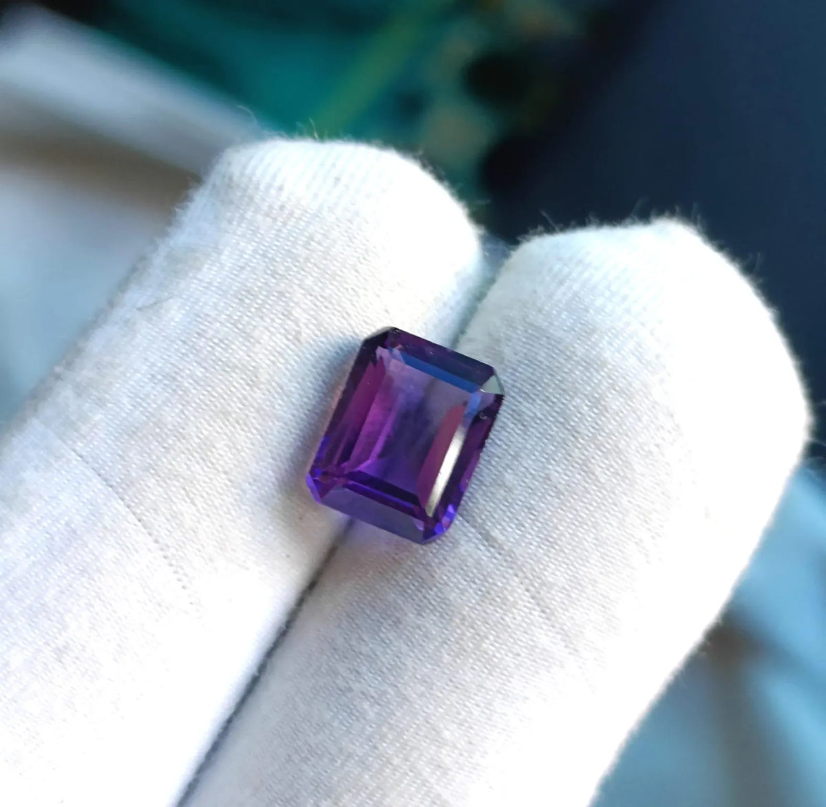 AAA+ Quality Purple Amethyst Gemstone, Octagon Shape Emerald Cut Gemstone, Amethyst loose Gemstone For Jewelry Making, Gemstone For Ring