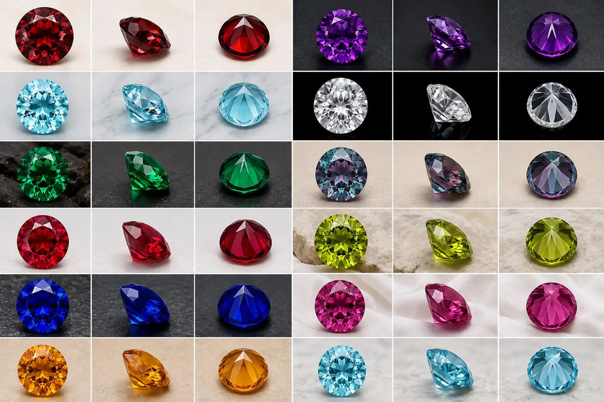 AAA One Quality Cubic Zirconia CZ Gemstone loose for Metal Clay PMC and prong setting